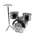 Personalised Minature Drum Kit Clock