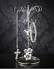 Glass Butterfly Jewellery Holder