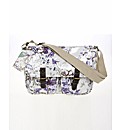 V&A Blue Floral Saddle Bag