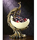 Large Peacock Bowl