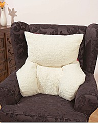 Faux Sheepskin Back Support