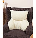 Faux Sheepskin Back Support