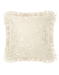 Damask Filled Cushions Pair