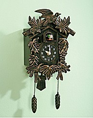 Wood Effect Cuckoo Clock