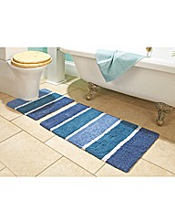 Stripe Cotton Bathmat Set