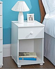 Aspen Bedroom Furniture 1 Drawer Cabinet