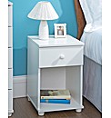Aspen Bedroom Furniture 1 Drawer Cabinet