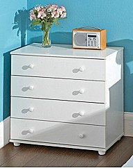 Aspen Bedroom Furniture 4 Drawer Chest