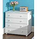 Aspen Bedroom Furniture 4 Drawer Chest