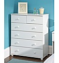 AspenBedroomFurniture 4 plus 2Drwr Chest