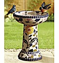 Mosaic Bird Bath