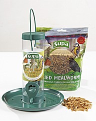 Meal Worm Feeder FREE Dried Meal Worms