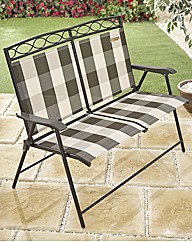 Folding Marrakesh 2 Seater Bench