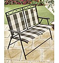 Folding Marrakesh 2 Seater Bench