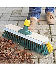 2 in 1 Scrape and Sweep Garden Broom