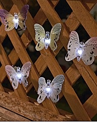 Fibre Optic Butterfly Lights Set 12