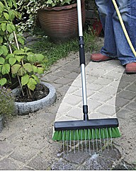 Garden Broom With Pavement Spray