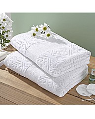 Sculpted Bath Sheet Buy One Get One Free