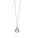 9ct Gold Pearl Crossover Pendant
