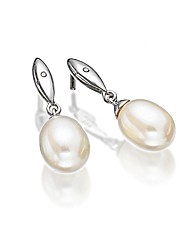Hot Diamonds Pearl Drop Earrings