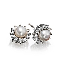 Sterling Silver Pearl Earrings