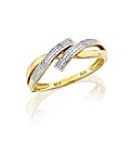 9ct Gold Diamond-Set Ring