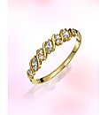 9ct Gold Half-Eternity Ring