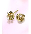 9ct Gold Cubic Zirconia Earrings