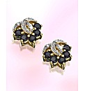 9ct Gold Gem Stone Stud Earrings
