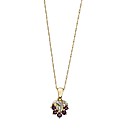 9ct Gold Gem Stone Pendant