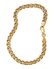 9ct Gold Double Link Bracelet