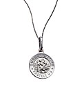 9ct White Gold Saint Christopher Pendant