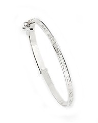 Sterling Silver Expander Bangle