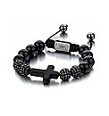 Shimla Black Onyx Cross Bracelet
