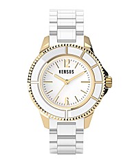 Versus White Rubber Bracelet Watch