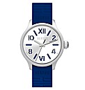 Versus Gents Blue Rubber Strap Watch