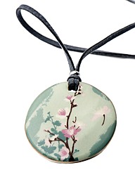 Kaolin Pink Flower Branch Design Pendant