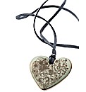 Kaolin Nature Design Heart Disc Pendant