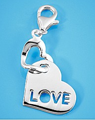 Sterling Silver Love Charm