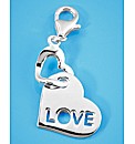 Sterling Silver Love Charm