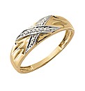 Ladies 9 Carat Gold Diamond Wedding Band