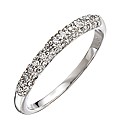 9 Carat White Gold 1/4ct Diamond Ring
