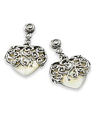 Hot Diamonds Heart Earrings