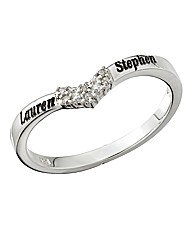 Precious Sentiments Wishbone Ring