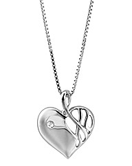 Hot Diamonds Arabesque Heart Pendant