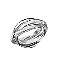 Sterling Silver & CZ Wedding Ring