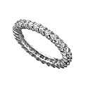 Sterling Silver & CZ Eternity Ring