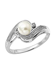 Sterling Silver & Pearl Ring