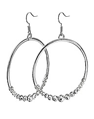 Sparkly Hoop Earrings