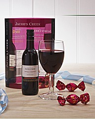Jacobs Creeks Red, Glass & Chocolate